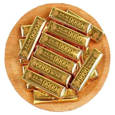 【厂家直销】醇黑巧克力金币元宝巧克力蛋糕装饰结婚庆摆件喜糖果