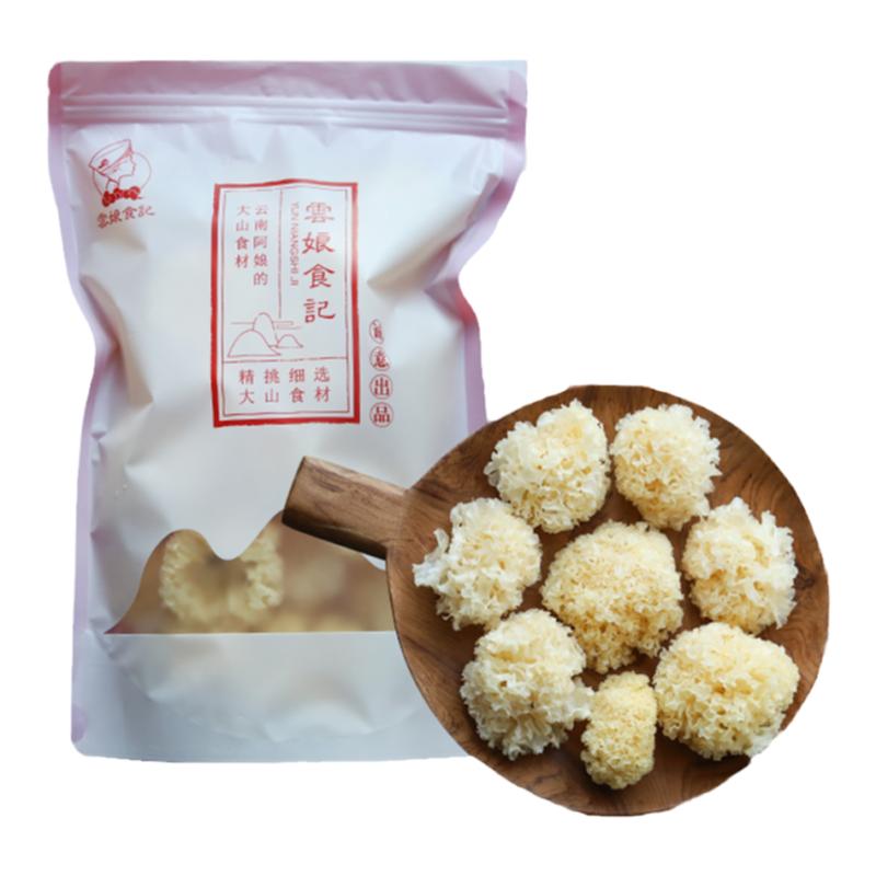 云娘食记 胶糯小花银耳 不熏硫古田小朵白木丑耳糯雪耳干货 150g