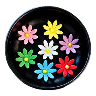 翻糖小花蛋糕装饰摆件白色雏菊花朵纸杯甜品提拉米苏点缀烘焙商用