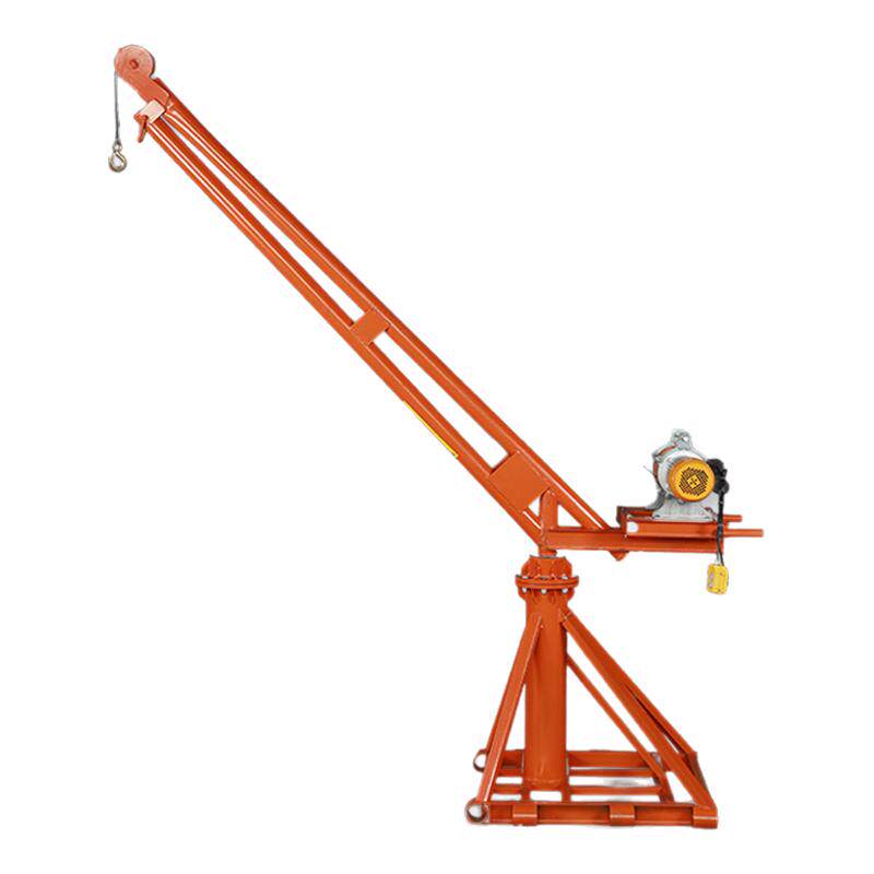 室外吊机家用小型电动机工地上料升降机吊砖机电动葫芦220v起重机