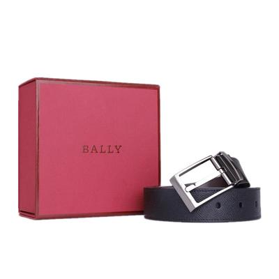BALLY/巴利经典方扣真皮牛皮腰带
