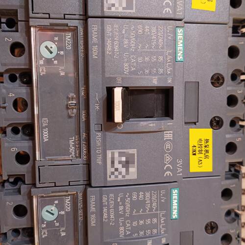 西门子塑料外壳式断路器3VA1163-5EE32-0AA0
