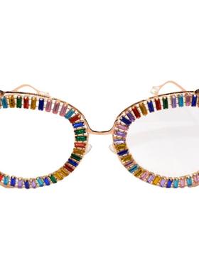 韩国ins太阳镜女复古街拍