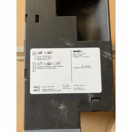 没有包装热过载保护器3RB2066一1GC2