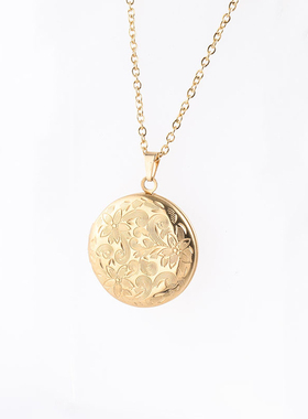 相盒吊坠个性项链定制打印装照片