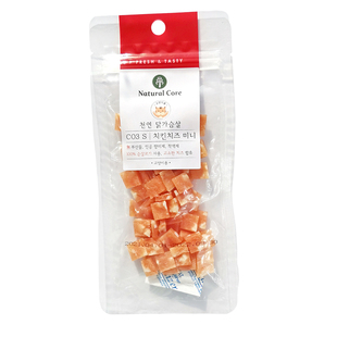 猫咪奖励零食迷你金枪鱼干鸡肉奶酪出口韩国Natural Core宠物食品
