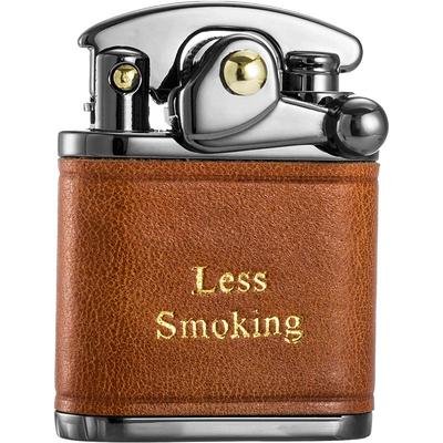 佐罗摇臂煤油打火机头层牛皮手工