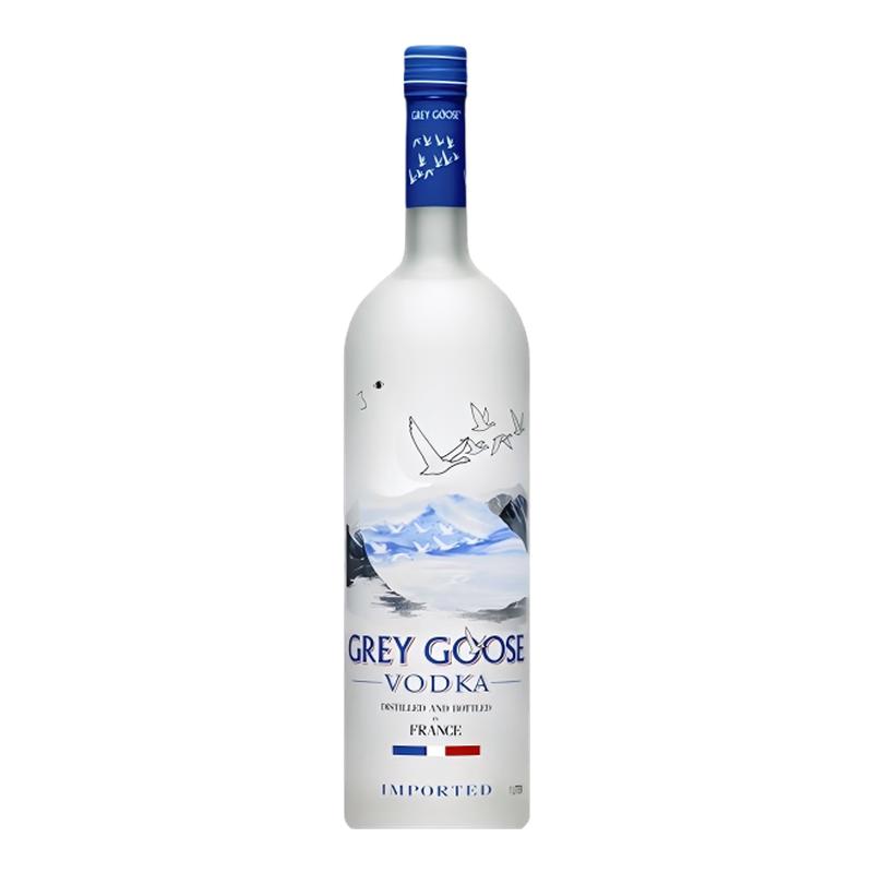 GREY GOOSE/灰雁原味伏特加1000ml法国进口洋酒高端调酒基酒纯饮