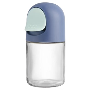 迷你定量盐罐玻璃小号调料盒家用厨房控盐调料罐防潮密封调味瓶罐