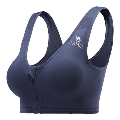 骆驼运动内衣女防震跑步聚拢背心