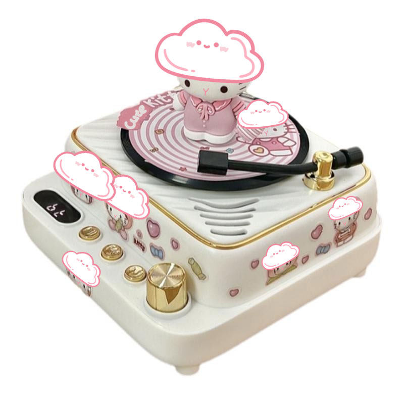 NOOWERE蓝牙kitty音箱一体小音响话筒唱歌送女生女友生日礼物礼盒