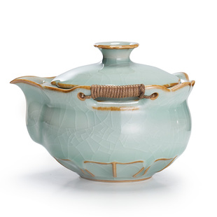 汉唐不烫手泡茶盖碗茶杯单个高档茶碗景德镇手抓壶陶瓷功夫茶茶具