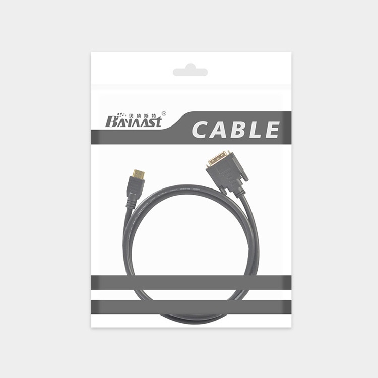 现货HDMI转DVI24+1显示器线高清电视转接线DVI转HDMI