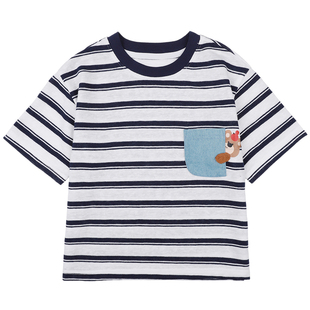 儿童短袖男童t恤夏2026新款男孩夏季半袖上衣薄款速干衣韩版洋气