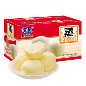 港荣蒸蛋糕小面包营养早餐整箱蛋糕休闲零食小吃充饥旅游健康食品