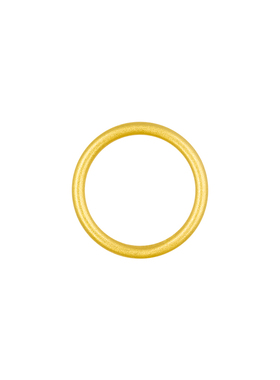 NININA复古磨砂素圈戒指古法素圈沙金戒指情侣对戒生日礼物送女友