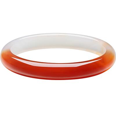 六桂福蜜糖荔枝玉髓手镯送女友