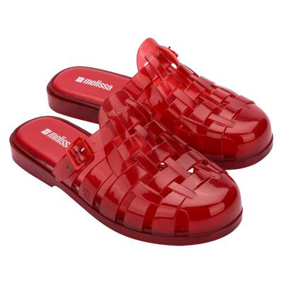 Melissa/梅丽莎26新品女夏季编织包头水晶果冻拖鞋一字拖鞋38029