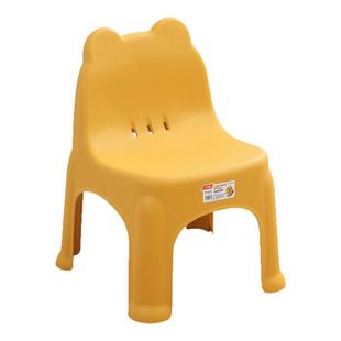 日式加厚塑料靠背椅子家用客厅小凳儿童矮凳大人可坐幼儿园小椅子