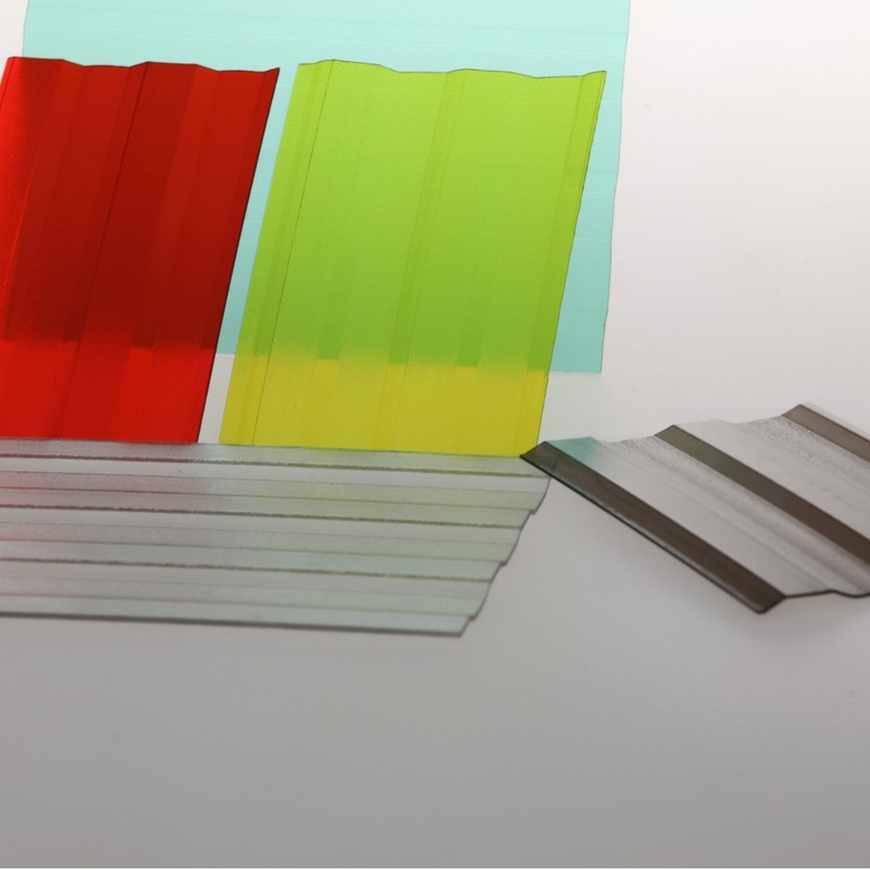 PC板PC洁光瓦毫米优1.2透明洁量瓦光洁价PC瓦蓝色大透明板PC光