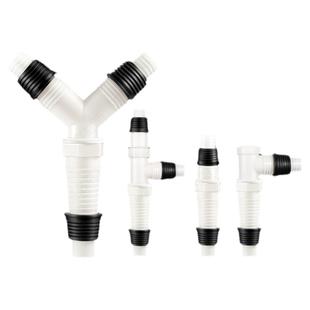 洗衣机面盆排水管二合一T型Y型下水管道三通分水地漏对接头延长管