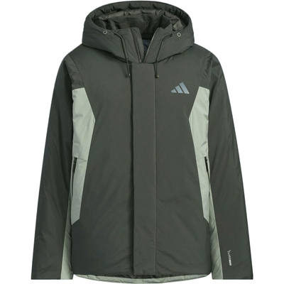 adidas阿迪达斯男子户外运动保暖连帽羽绒服外套KC2508