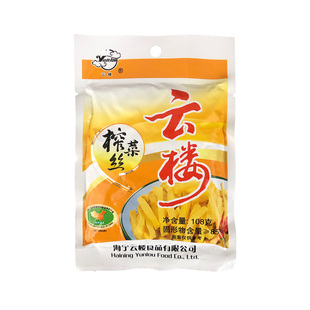 海宁特产斜桥云楼酱菜下饭菜榨菜丝108g*20包
