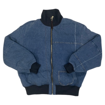 DUPU杜朴 水洗牛仔90白鹅绒羽绒服 纯棉粗支纱斜纹复古风鹅绒服