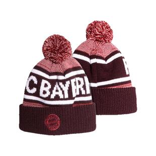 【官方正版】拜仁慕尼黑俱乐部 | 秋冬保暖毛线帽拼色冷帽针织