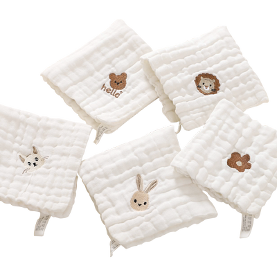 莱茵森A类ins风刺绣口水巾