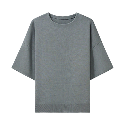 UNICAHOMME羊毛短袖针织套头衫