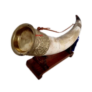 蒙古族酒杯牛角杯黄牛角结盟杯舞台道具蒙古餐具内蒙古工艺品