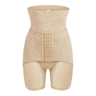 夏季薄款收小肚子强力束腰收腹内裤女神器塑形提臀塑身裤排扣高腰