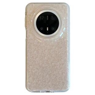 拓岚 适用华为mate70pro+新款手机壳双层ins风满屏白色花朵mate60pro带手链全包防摔套pura70pro创意保护外壳