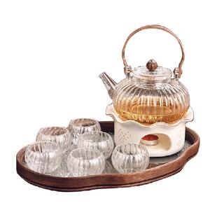 格娜斯中式玻璃泡茶壶耐高温电陶炉煮茶壶烧水壶茶具套装