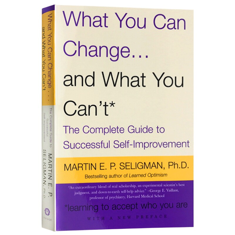 认识自己 接纳自己 英文原版 What You Can Change and What You Can't 积极心理学之父塞利格曼 幸福科学四部曲之三 英文版进口书