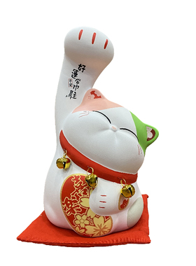 金石工坊陶瓷招财猫开业乔迁摆件