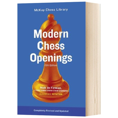 现代国际象棋开局 MCO-15 国际象棋书籍 英文原版 Modern Chess Openings MCO-15 Revised 可搭后翼弃兵