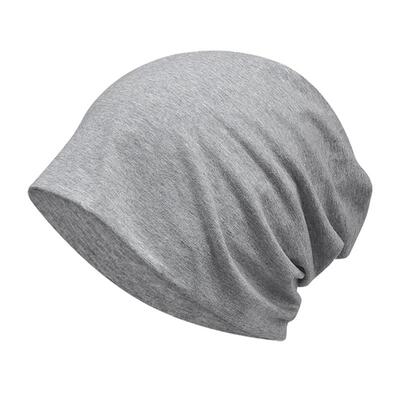 纯棉帽子男女款睡帽中老年人冷帽