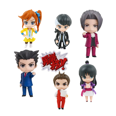 成步堂龙一御剑怜侍真宵法介模型