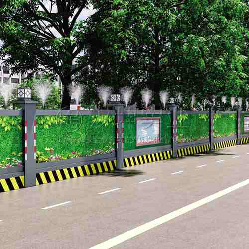 湖南定型标化新型钢结构围挡烤式装配式漆建筑工地围挡可拆卸