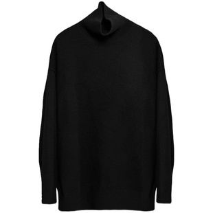 陈小满原创设计全山羊绒堆堆领简约针织衫女2025秋季新款打底毛衣