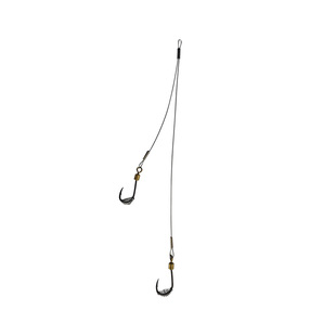 钢丝子线双钩5成品4新款8转环3鱼钩12钓鲢鳙6罗非10号7鲳鱼专用钩