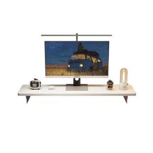 台式电脑显示器实木增高架亚克力办公桌工位收纳置物架笔记本支架