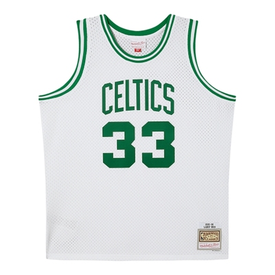 NBAMitchell&Ness-NBA联名球迷版85年凯尔特人伯德男子复古球衣