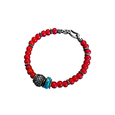 跋折罗VAJRA银芯琉璃手链美松