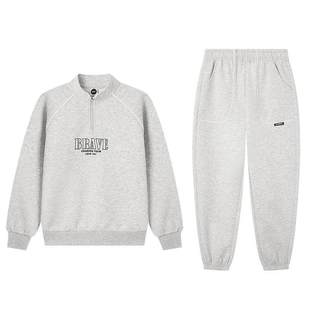 361°童装男女童休闲运动针织套装2026春季新款中大童两件套