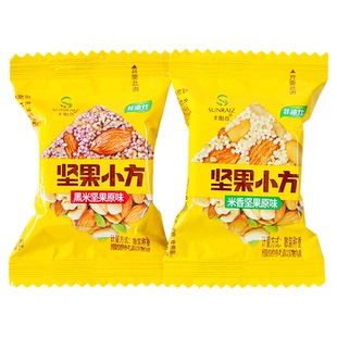 丰阳谷坚果小方小米酥米花糖花生酥香米黑米独立小包装散装小零食