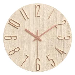 时钟挂墙家用挂钟客厅2022新款简约钟表网红时尚石英钟静音免打孔