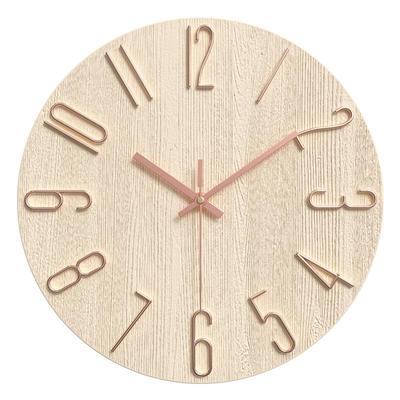 泽涛极简家用无玻璃无边框挂钟